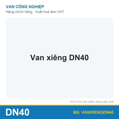 Van xiêng DN40