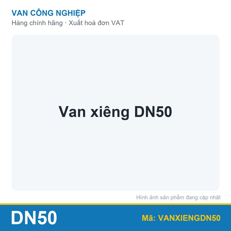 Van xiêng DN50