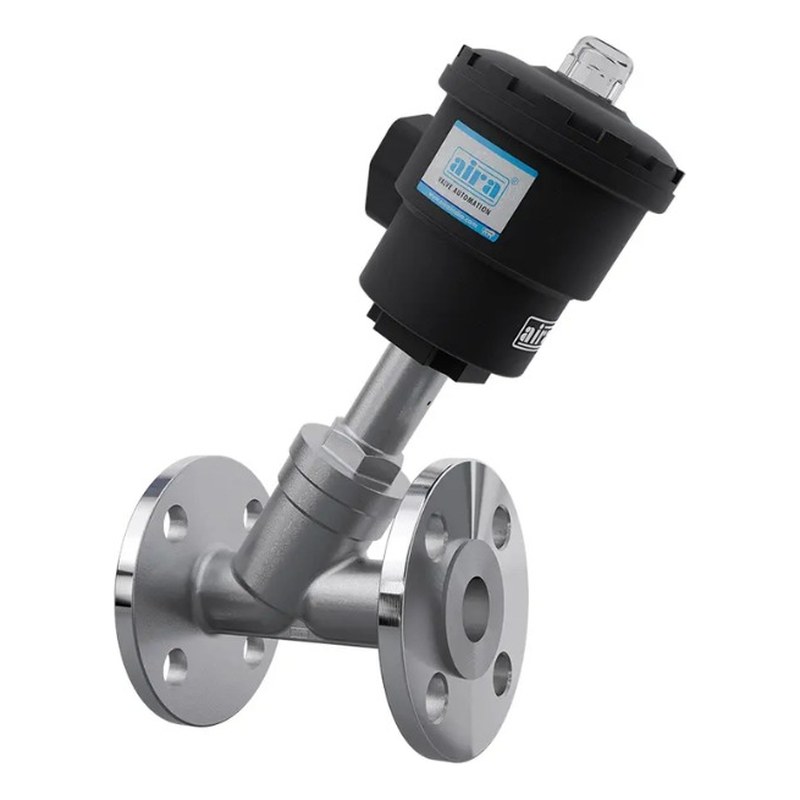 Van xiên khí nén nối bích DN50 PN16