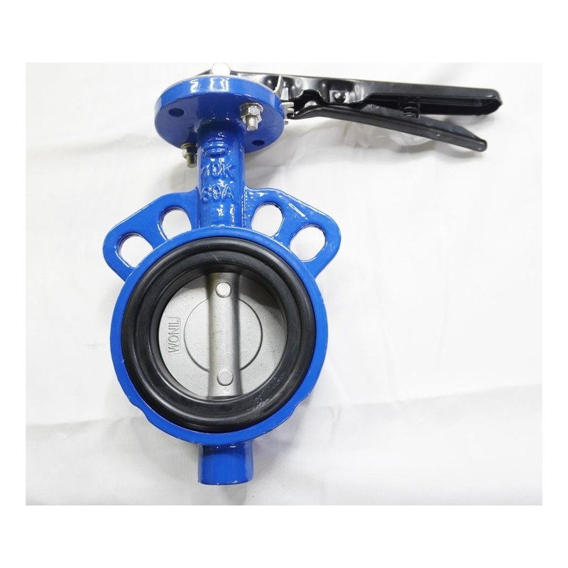 Van bướm tay gạt gang DN80