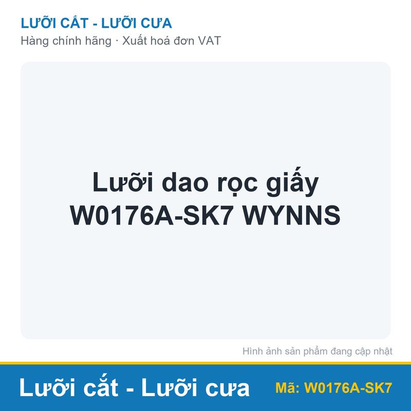 Lưỡi dao rọc giấy W0176A-SK7 WYNNS (hộp)