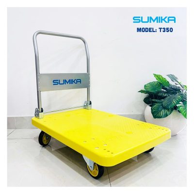 Xe đẩy hàng sàn nhựa T350 350kg SUMIKA
