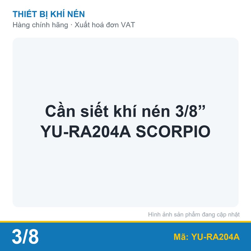 Cần siết khí nén 3/8" YU-RA204A SCORPIO